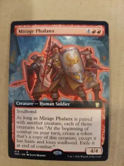 Mirage Phalanx (Extended Art) Commander: Innistrad: Crimson Vow Regular - Image 1