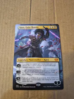 Kaya, Geist Hunter (Borderless) Innistrad: Crimson Vow Regular - Image 1