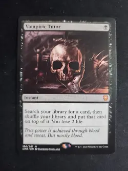 [1x] Vampiric Tutor Near Mint, English Commander Legends MTG Magic - Image 1