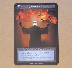 Sorcery Contested Realm - Occult Ritual (Pledge Pack) - NM - Image 1