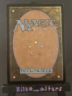 MTG Hand Painted Alter: PLAINS Magic The Gathering Anime Art Ankha - Image 2