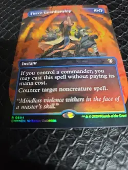 MTG Card Fierce Guardianship (Borderless) Commander Masters Foil 694 - Image 1