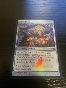 Mindslaver Scars of Mirrodin Foil Lightly Played Mtg Card - Image 1