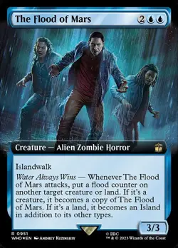 MTG The Flood of Mars WHO Rare Foil #951 - Image 1