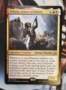 Winota, Joiner of Forces - Ikoria: Lair of Behemoths Magic The Gathering - Image 1
