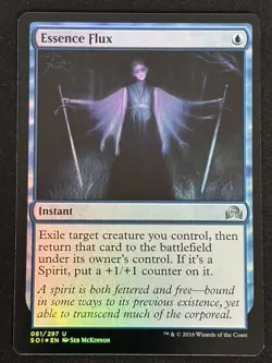 1x MTG Essence Flux (Foil) - Shadows over Innistrad (SOI) #61 - Magic - Image 1