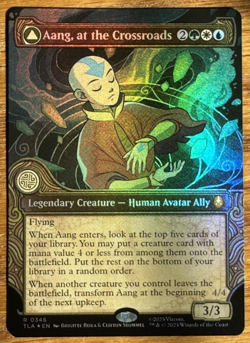 MTG Avatar: The Last Airbender, Aang, at the Crossroads / Aang 346- Showcase - Image 1