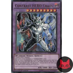 Yugioh Contrast HERO Chaos SDHS-EN041 Ultra Rare 1st Edition NM - Image 1