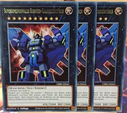 3x Playset Superdimensionaler Roboter-Galaxiezerstorer CRBR-DE043 Rare YUGIOH - Image 1