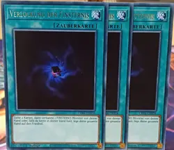 3x Playset Verlockung Der Finsternis CRBR-DE028 Rare Deutsch NM YUGIOH - Image 1
