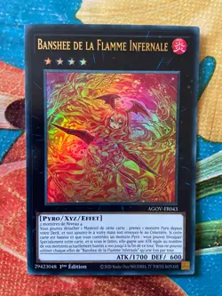 YUGIOH Banshee de la Flamme Infernale AGOV FR043 - Image 1