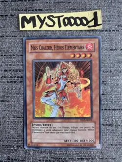 Carte Yu-gi-oh! Miss Chaleur Heros Elementaire PP02-FR008 Super Rare Francais - Image 1