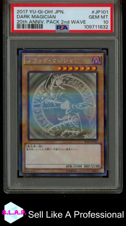 DARK MAGICIAN YU-GI-OH! JAP 20TH ANN. PACK 2ND WAVE 2017 JP101 PSA 10 - Image 1