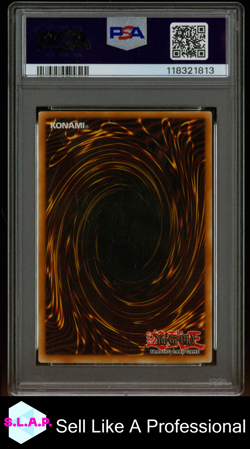 E-HERO BLADEDGE EEN-UR-GER YU-GI-OH! ELEMENTAL ENERGY 1ST ED 2005 DE007 PSA 8 - Image 2