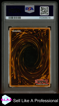 FLAME SWORDSMAN 1ST ED-PRT YU-GI-OH! LOB-LEGEND OF BLUE EYES 2002 P003 PSA 9 - Image 2