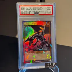 PSA 9 2020 YU GI OH RED EYES BLACK DRAGON LEGENDARY GRADED CARD KARTE VICTORY - Image 1