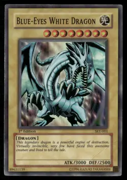 Blue-Eyes White Dragon Super Rare Starter Deck: Kaiba Evolution SKE-001 LP (2) - Image 1