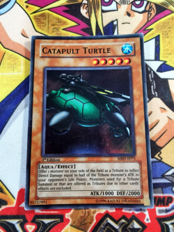 Catapult Turtle mrd-e075 1st Edition (HP) Super Rare Yu-Gi-Oh! - Image 1