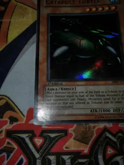 Catapult Turtle mrd-e075 1st Edition (HP) Super Rare Yu-Gi-Oh! - Image 4