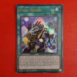 Yugioh Small World RA01-EN067 1st Edition Ultra Rare - Image 1