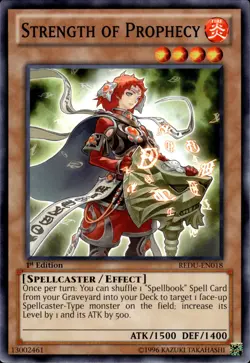 Strength Of Prophecy - 1st Edition REDU-EN018 - NM - YuGiOh - Image 1