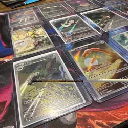 Lot of 15 Pokemon Illustration Rare Cards- Zacian, Meowth, Noibat, Pidgey & More - Image 3