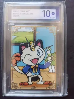 2022-25 Pokemon TCG Card S-Chinese COMIC Art 179/195 Meowth 10 -JD90 - Image 1