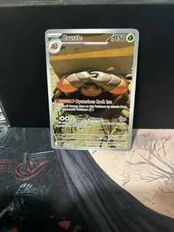 Crustle Illustration Rare Holo Card 186/182 Sv10: Destined Rivals NM Pokemon - Image 1