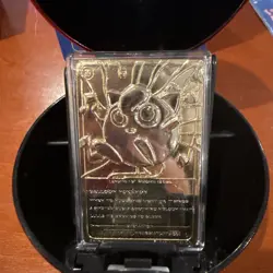 Pokemon 23K Gold Jigglypuff Card 1999 Burger King Ball Box LE Promo - Image 4