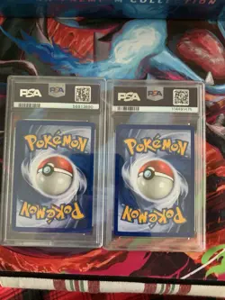 Pokemon 2001 Neo Revelation Shining Gyarados Holo Card PSA 8 with Magikarp psa6 - Image 2