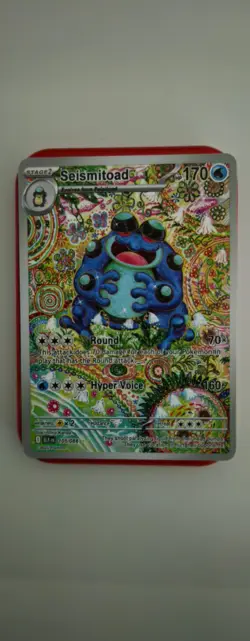 Seismitoad 105/086 SV Black Bolt Pokemon (FAKE CARD) Valued At $130+ - Image 2
