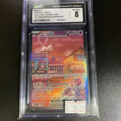 CGC 8 Nm/MINT Mew EX 053 151 ULTRA-PREMIUM COLLECTION Pokemon Card Tcg - Image 1