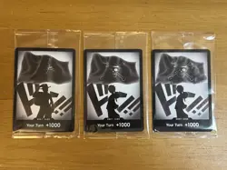 DON!! Card Ace Special DON One Piece Promotion Cards Foil Lot Of 3 - Image 1