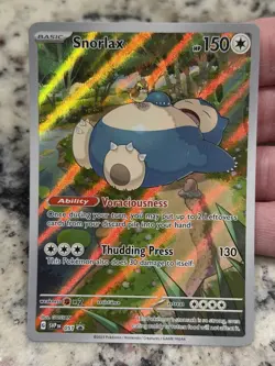 Pokemon TCG Snorlax 051 Black Star Promo 151 Scarlet & Violet Holo Card SVP - Image 1
