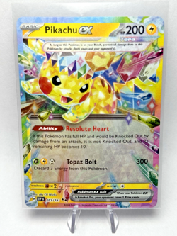 Pokemon Card TCG Pikachu Ex 057/191 Double Rare Surging Sparks Near Mint - Image 1
