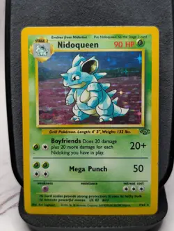PoKeMoN POKEMON CARD Nidoqueen Jungle Set RARE HOLO 7/64 - Image 1