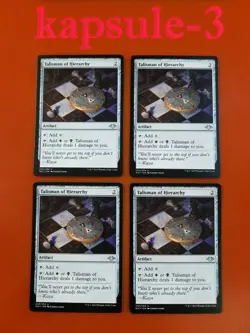 4x Talisman of Hierarchy | Modern Horizons | MTG Magic Cards - Image 1