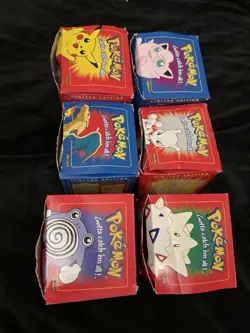 VINTAGE 1999 Burger King / Nintendo Pokemon 23K Gold Plated Trading Card Set - Image 5