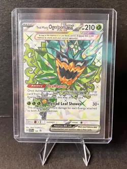 Teal Mask Ogerpon ex 166 Sv: Scarlet & Violet Promo Cards Holo - Image 1
