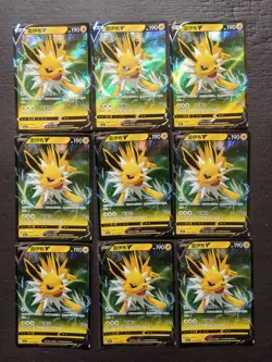 9 Lot Pokemon TCG Chinese Card All CBB2C 0313/14 Jolteon V -JD90 - Image 1