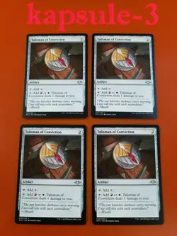 4x Talisman of Conviction | Modern Horizons | MTG Magic Cards - Image 1