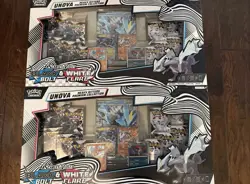 2 Boxes of POKEMON UNOVA Heavy Hitters Premium Collection Black Bolt White Flare - Image 1