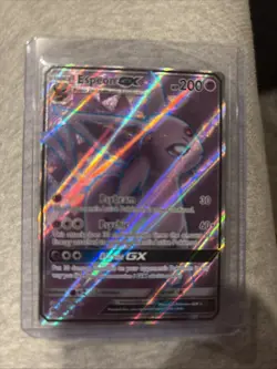 Pokemon TCG Espeon GX Full Art Ultra Rare Card Sun & Moon 140/149 - Image 1