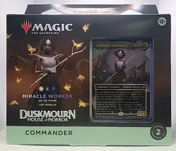 MTG Duskmourn: House of Horror Commander Deck - Miracle Worker NEW Sealed - Image 1