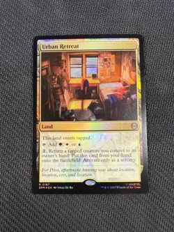 FOIL Urban Retreat SPM 0187 Rare MTG Marvel's Spider-Man - Image 1