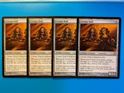 MTG 4x Creepy Doll # 220 Innistrad Modern Magic the Gathering x4 NM - Image 1