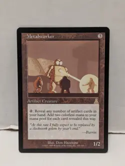 Metalworker - Urza's Destiny - Magic: The Gathering Vintage 1999 WOTC RARE - Image 1