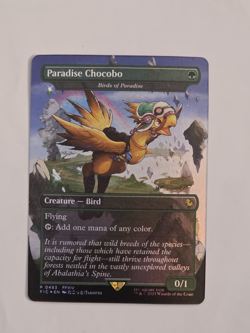 Paradise Chocobo - Birds of Paradise P0483 Foil (Borderless) Final Fantasy MTG - Image 1