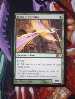 Birds of Paradise - MTG - 2011 Core Set - M11 - NM - Image 1