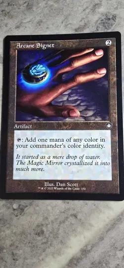 Arcane Signet (Retro Frame) Commander: the Brothers' War Regular Artifact MTG NM - Image 1